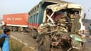 Dense Fog Wreaks Havoc On Mokama Four Lane, Three Injured In Horrific Collision Between Three Heavy Vehicles