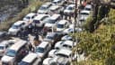 Mussoorie-Dehradun Highway Jam On Weekend, Long Queue Of Vehicles; Tourists Worried