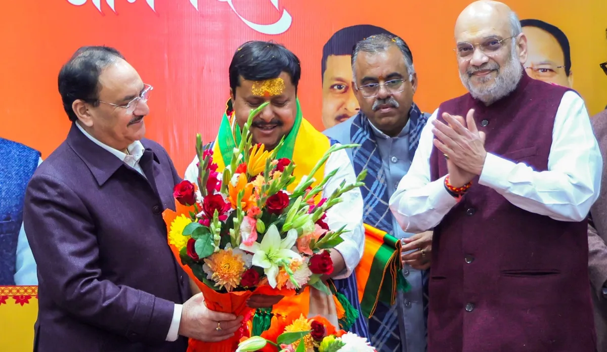 Nitin Naveen Takes Charge As BJP Working President, Grand Welcome In Office; Shah Expressed Confidence
