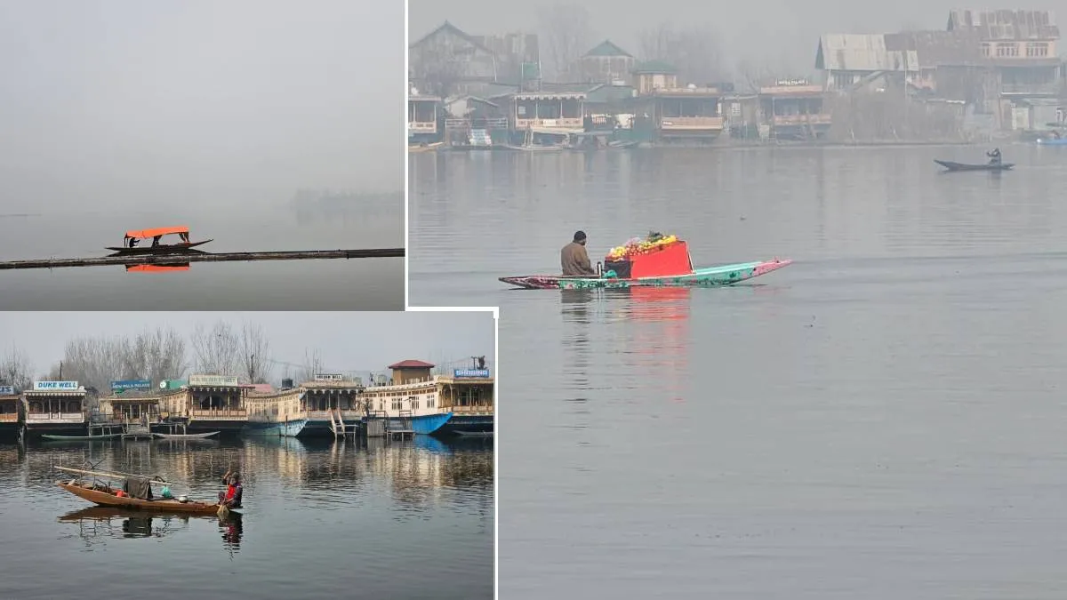 Photos: Where Else Can There Be Such A Sight... Kashmir Covered With White Blanket Of Fog, Mercury Below Zero In Many Districts