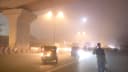 Visibility Is Very Low In Delhi-NCR, Vehicles Kept Crawling On The Highway Due To Dense Fog; Suffocating Due To 'poisonous' Air