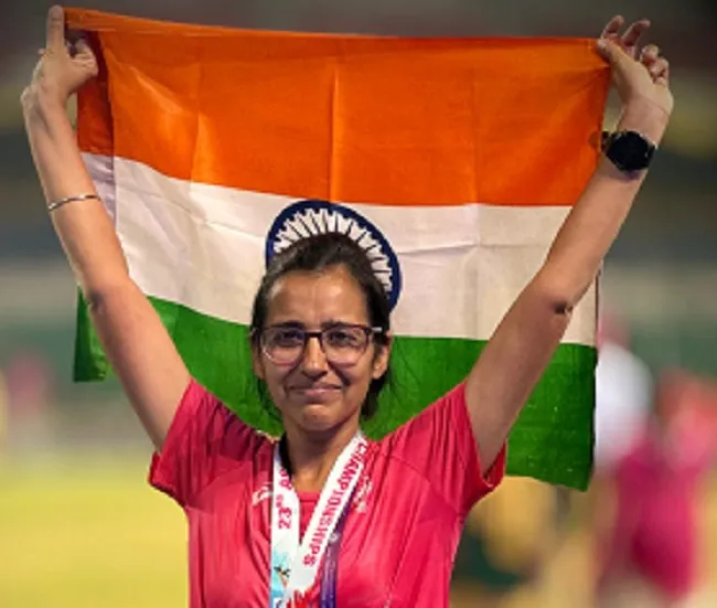 Chandigarh's Athlete Kavleen Kaur Won Gold And Silver, Spread The Shine Of Medals In Asia Masters Athletics Championship