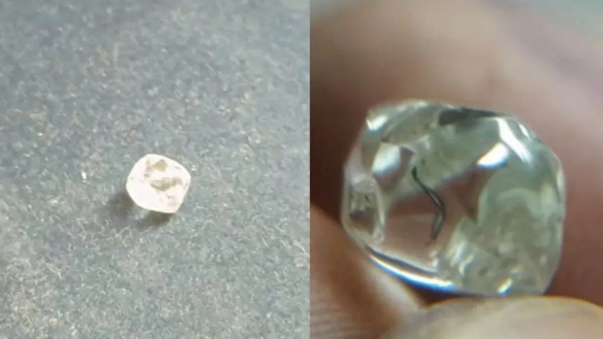 Farmer's Luck Shines, 3.39 Carat Gem Quality Diamond Found