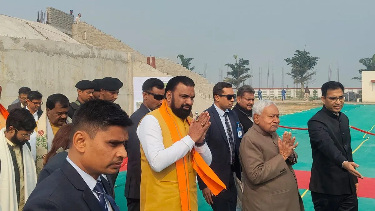 CM Nitish Kumar Inspected The Tourist Facility Center In Kesariya, East Champaran.