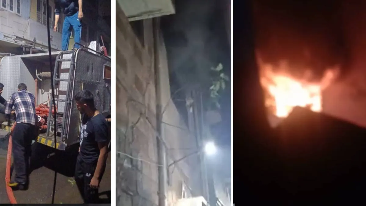 A Massive Fire Broke Out In A House In Amritsar, The Family Kept Sleeping; Saved The Kids From Trouble