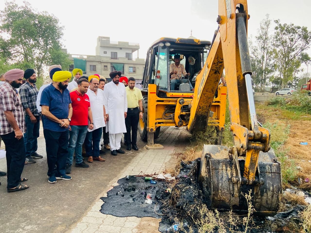 Discilting of Tung Dhab starts, Dhaliwal said- Road will be covered with 120 crores, bicycle track-green belt